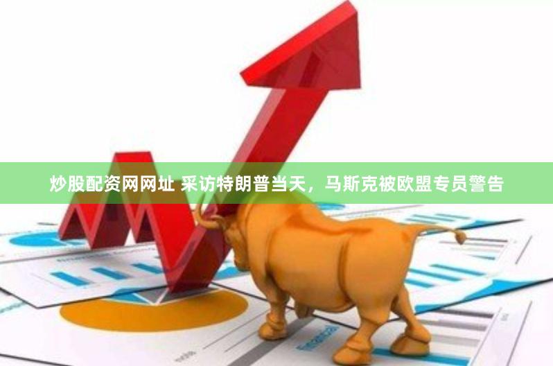 炒股配资网网址 采访特朗普当天，马斯克被欧盟专员警告